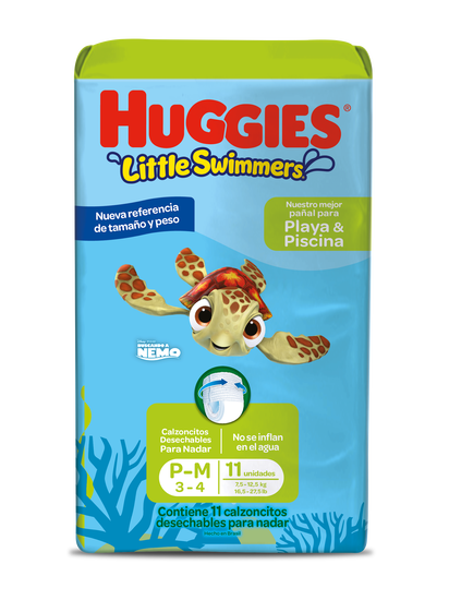 Pañal de Agua Huggies Little Swimmers P/M x 11 Unidades
